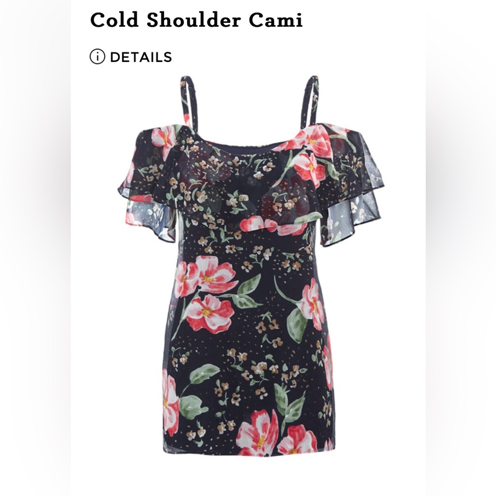 Cabi Cold Shoulder Cami